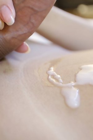 19yo Thai shemale masturbates and cums on herself