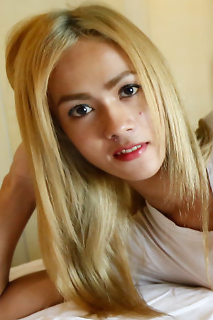 Sweet looking 19yo Thai ladyboy gets ass pounded by white cock