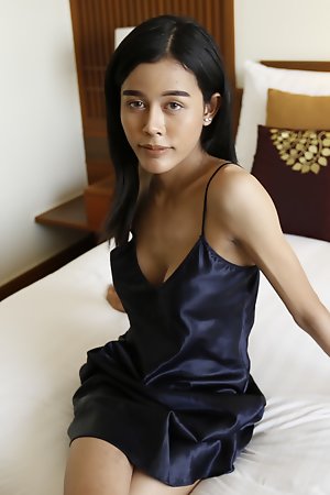 20 year old Thai ladyboy sucks cock and masturbates for a complete cumbath