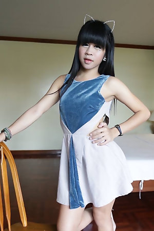 22 year old horny Thai ladyboy gets naughty with white tourist